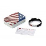 Silicone Bracelet Medical Alert ID for Men and Women Adjustable Size (Free Engraving)