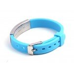 Silicone Bracelet Medical Alert ID for Men and Women Adjustable Size (Free Engraving)