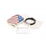 Silicone Bracelet Medical Alert ID for Men and Women Adjustable Size (Free Engraving)