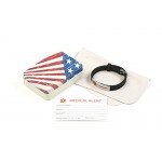 Silicone Bracelet Medical Alert ID for Men and Women Adjustable Size (Free Engraving)