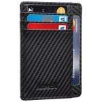 SimpacX Slim Wallet RFID Front Pocket Wallet Minimalist Secure Thin Credit Card Holder