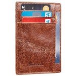 SimpacX Slim Wallet RFID Front Pocket Wallet Minimalist Secure Thin Credit Card Holder