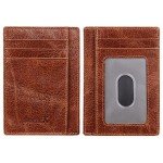 SimpacX Slim Wallet RFID Front Pocket Wallet Minimalist Secure Thin Credit Card Holder