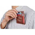 SimpacX Slim Wallet RFID Front Pocket Wallet Minimalist Secure Thin Credit Card Holder