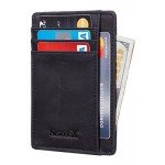 SimpacX Slim Wallet RFID Front Pocket Wallet Minimalist Secure Thin Credit Card Holder