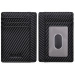 SimpacX Slim Wallet RFID Front Pocket Wallet Minimalist Secure Thin Credit Card Holder