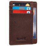 SimpacX Slim Wallet RFID Front Pocket Wallet Minimalist Secure Thin Credit Card Holder