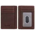 SimpacX Slim Wallet RFID Front Pocket Wallet Minimalist Secure Thin Credit Card Holder