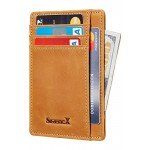 SimpacX Slim Wallet RFID Front Pocket Wallet Minimalist Secure Thin Credit Card Holder