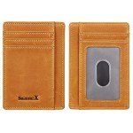 SimpacX Slim Wallet RFID Front Pocket Wallet Minimalist Secure Thin Credit Card Holder