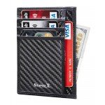 SimpacX Slim Wallet RFID Front Pocket Wallet Minimalist Secure Thin Credit Card Holder