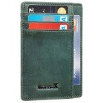 SimpacX Slim Wallet RFID Front Pocket Wallet Minimalist Secure Thin Credit Card Holder