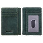 SimpacX Slim Wallet RFID Front Pocket Wallet Minimalist Secure Thin Credit Card Holder