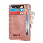 SimpacX Slim Wallet RFID Front Pocket Wallet Minimalist Secure Thin Credit Card Holder