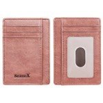 SimpacX Slim Wallet RFID Front Pocket Wallet Minimalist Secure Thin Credit Card Holder