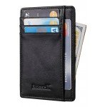 SimpacX Slim Wallet RFID Front Pocket Wallet Minimalist Secure Thin Credit Card Holder