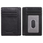 SimpacX Slim Wallet RFID Front Pocket Wallet Minimalist Secure Thin Credit Card Holder