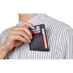 SimpacX Slim Wallet RFID Front Pocket Wallet Minimalist Secure Thin Credit Card Holder