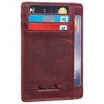 SimpacX Slim Wallet RFID Front Pocket Wallet Minimalist Secure Thin Credit Card Holder