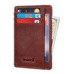 SimpacX Slim Wallet RFID Front Pocket Wallet Minimalist Secure Thin Credit Card Holder