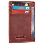 SimpacX Slim Wallet RFID Front Pocket Wallet Minimalist Secure Thin Credit Card Holder