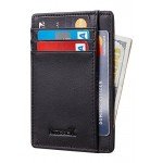 SimpacX Slim Wallet RFID Front Pocket Wallet Minimalist Secure Thin Credit Card Holder
