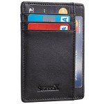 SimpacX Slim Wallet RFID Front Pocket Wallet Minimalist Secure Thin Credit Card Holder