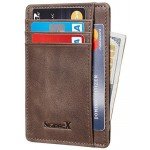 SimpacX Slim Wallet RFID Front Pocket Wallet Minimalist Secure Thin Credit Card Holder