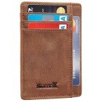 SimpacX Slim Wallet RFID Front Pocket Wallet Minimalist Secure Thin Credit Card Holder