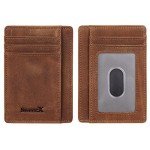 SimpacX Slim Wallet RFID Front Pocket Wallet Minimalist Secure Thin Credit Card Holder
