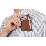 SimpacX Slim Wallet RFID Front Pocket Wallet Minimalist Secure Thin Credit Card Holder