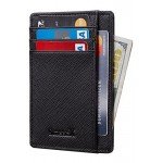 SimpacX Slim Wallet RFID Front Pocket Wallet Minimalist Secure Thin Credit Card Holder