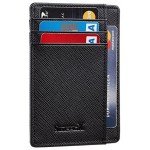 SimpacX Slim Wallet RFID Front Pocket Wallet Minimalist Secure Thin Credit Card Holder