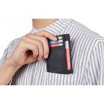 SimpacX Slim Wallet RFID Front Pocket Wallet Minimalist Secure Thin Credit Card Holder