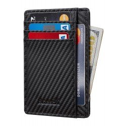 SimpacX Slim Wallet RFID Front Pocket Wallet Minimalist Secure Thin Credit Card Holder