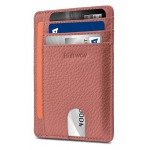 Slim Minimalist Front Pocket RFID Blocking Leather Wallets for Men & Women