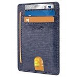 Slim Minimalist Front Pocket RFID Blocking Leather Wallets for Men & Women