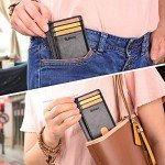 Slim Minimalist Front Pocket RFID Blocking Leather Wallets for Men & Women