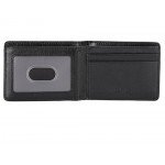 Slim Wallet Genuine Leather Front Pocket Wallet with ID Window RFID Blocking Slim Wallet Genuine Leather Front Pocket Wallet with ID Window RFID Blocking