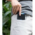 Slim Wallet Genuine Leather Front Pocket Wallet with ID Window RFID Blocking Slim Wallet Genuine Leather Front Pocket Wallet with ID Window RFID Blocking