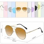 SojoS Classic Aviator Mirrored Flat Lens Sunglasses Metal Frame with Spring Hinges SJ1030