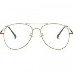 SojoS Classic Aviator Mirrored Flat Lens Sunglasses Metal Frame with Spring Hinges SJ1030