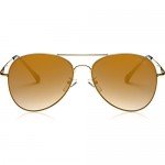 SojoS Classic Aviator Mirrored Flat Lens Sunglasses Metal Frame with Spring Hinges SJ1030