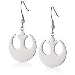 Star Wars Stainless Steel Rebel Alliance Dangle Earrings