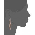 Sterling Silver Double Elongated-Oval Twist French Wire Earrings