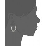 Sterling Silver Filigree Hoop Earrings