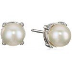Sterling Silver Genuine and Created Gemstone Round 6mm Birthstone Stud Earrings