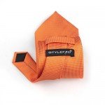 Stylefad Men's Solid Plaid Wide Neck Tie Set Hanky Cufflink