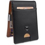 TRAVANDO Slim Wallet with Money Clip RIO RFID Blocking Card Mini Bifold Men