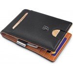 TRAVANDO Slim Wallet with Money Clip RIO RFID Blocking Card Mini Bifold Men
